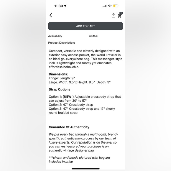 Vintage boho world traveler purse - Picture 12 of 12